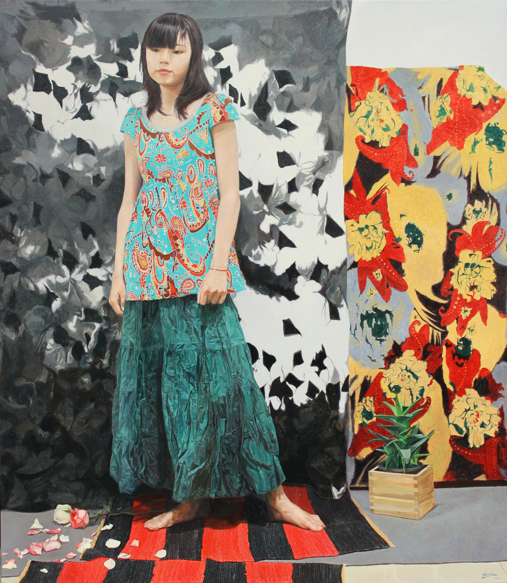 花开无声NO.1 布面油画 130x150cm 2011