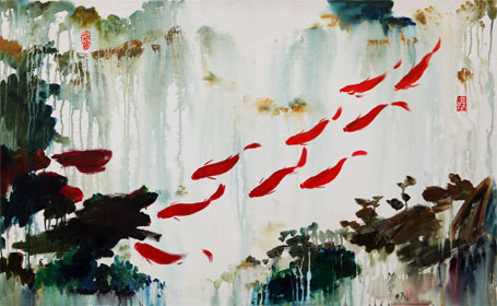 久余 布面丙烯 80x130cm 2007