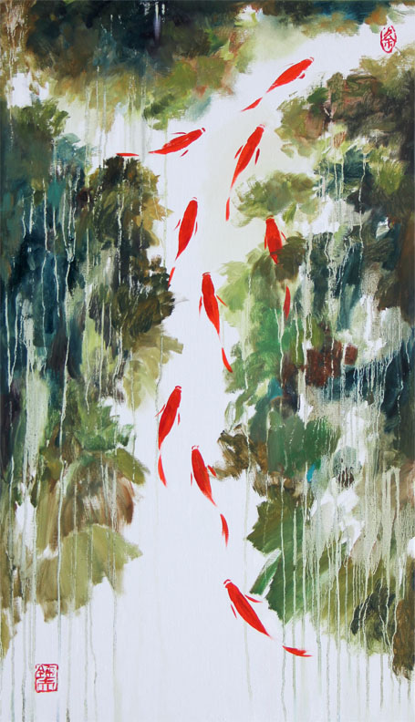 久余 布面油画 70x120cm 2012