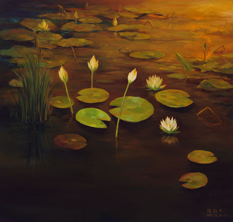 别样的日子 布面油画 95x100cm 2012