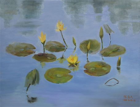 我自清幽我自闲 布面油画60x80cm 2012